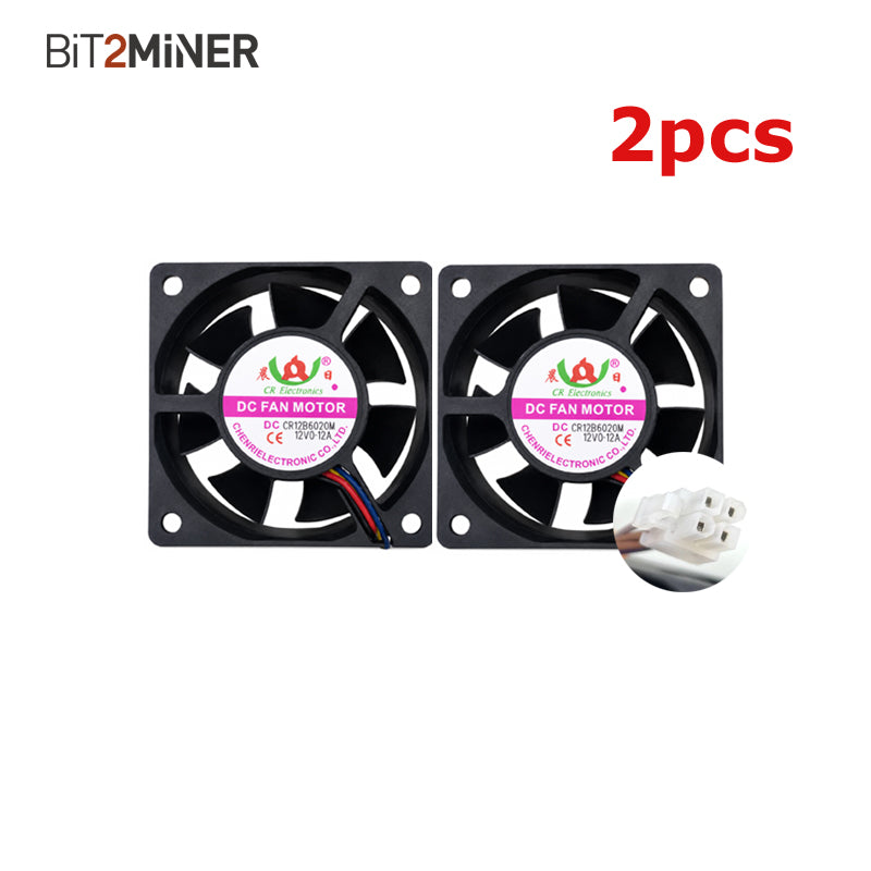 iPollo G1 Mini Miner Fan Replacement 6020 CR12B6020M LHY602012HB