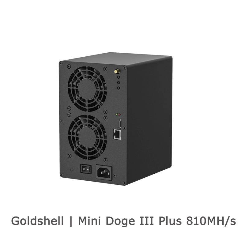 NEW GOLDSHELL MINI-DOGE III PLUS 810MH/S MINING DOGE LTC BEL SCRYPT ALGORITHM