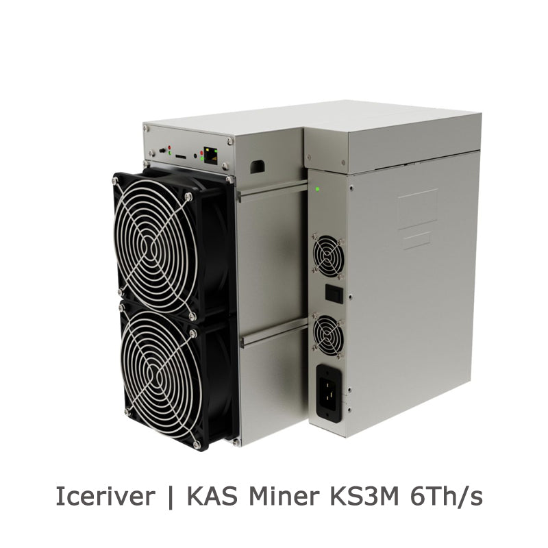 NEW ICERIVER KS3M 6TH/S KAS-KASPA MINER KAS MINER KHEAVYHASH ALGORITHM - BIT2MINER