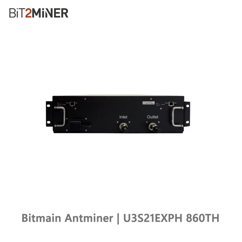 NEW BITMAIN ANTMINER U3S21EXPH 860TH HYDRO-COOLING MINER BTC SHA256