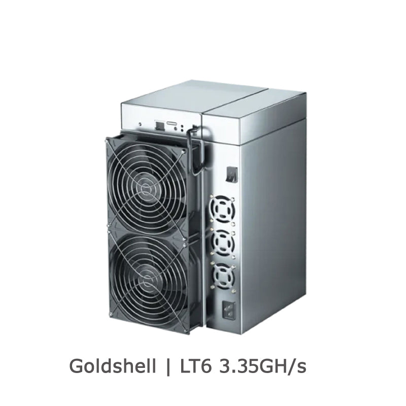 USED GOLDSHELL LT6 3.35GH/s MINING DOGE LTC BELCOIN SCRYPT ALGORITHM