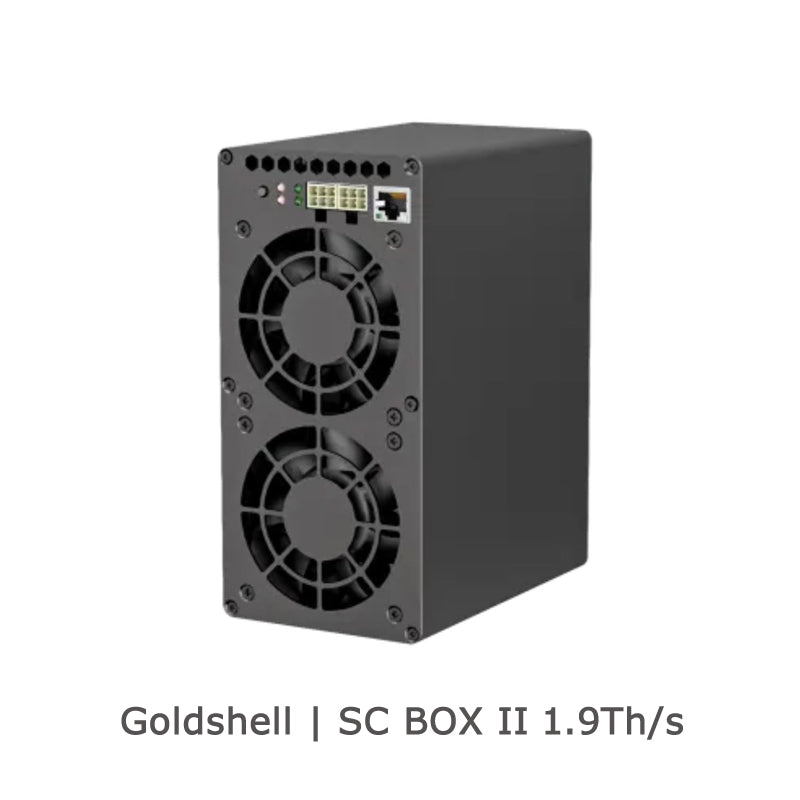 NEW GOLDSHELL SC BOX II 1.9TH/S SC MINER BLAKE2B ALGORITHM - BIT2MINER