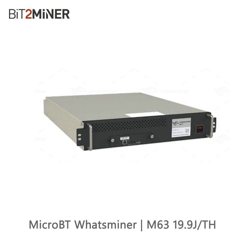 NEW MICROBT WHATSMINER M63 338TH HYDRO COOLING MINER BITCOIN BCH
