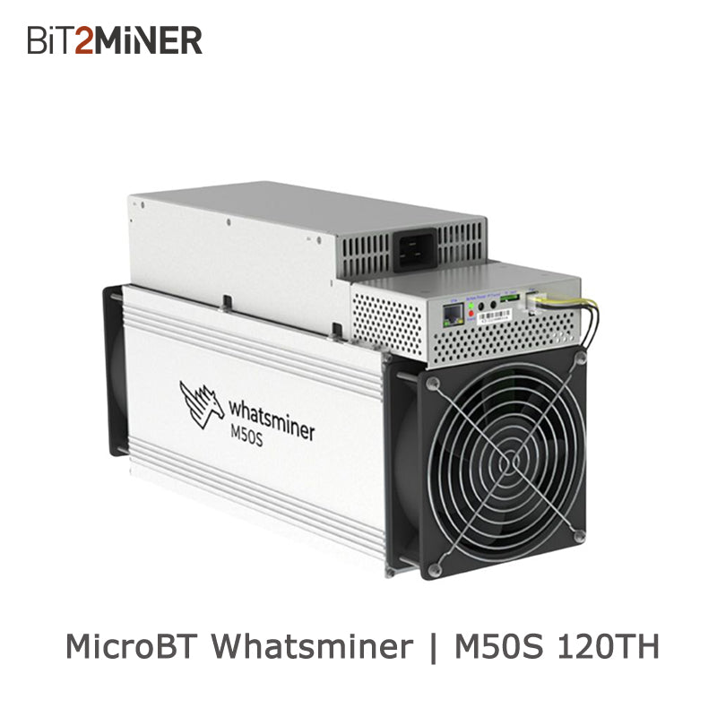 NEW MICROBT WHATSMINER M50S 122TH 120TH 26J/TH BITCOIN MINER