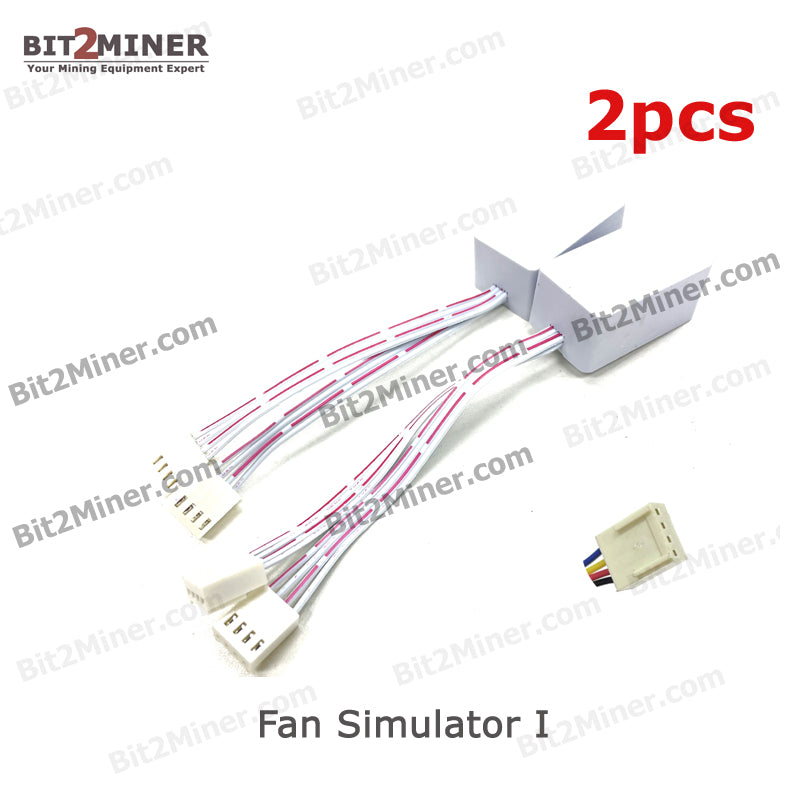 FAN SIMULATOR 4 PINS APPLY ON ANTMINER INNOSILICON STRONGU DRAGONMINT - BIT2MINER