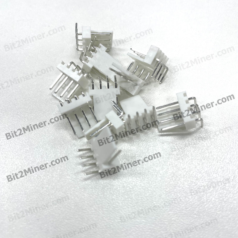 FAN HEADER 4PINS RIGHT ANGLE(10PCS) - BIT2MINER