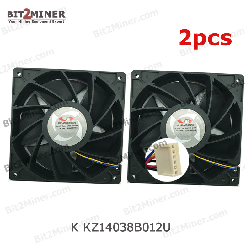 MICROBT WHATSMINER FAN M10 D1 KZ14038B012U FAN 6P - BIT2MINER