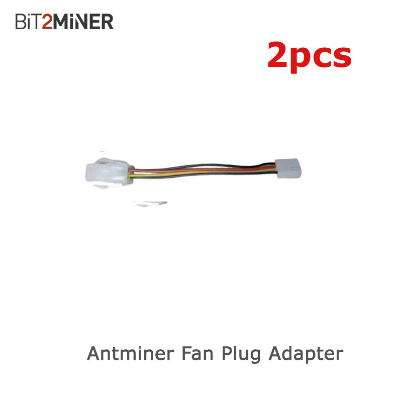BITMAIN ANTMINER FAN PLUG ADAPTER SQUARE SHAPE (2*2) TO THE SHAPE IN 1*4 (2PCS)
