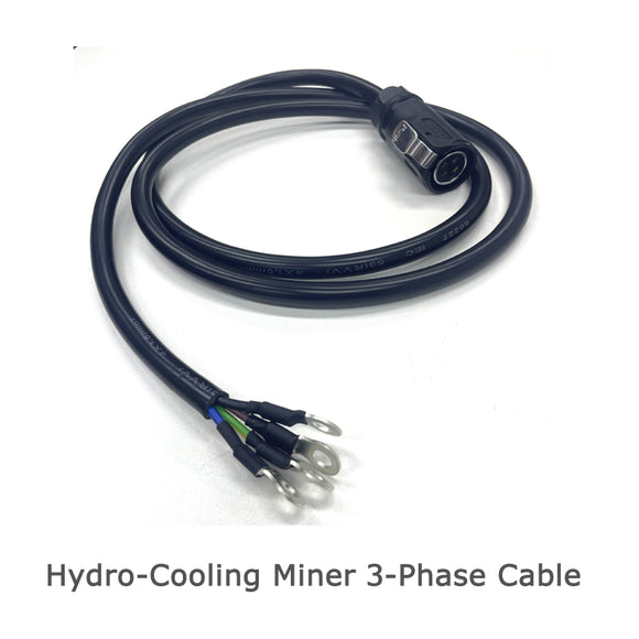 BITMAIN ANTMINER HYDRO MINER CABLE 3-PHASE AC CABLE SNAP-IN SOCKET O-RINGS - BIT2MINER