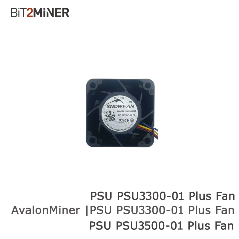 AVALONMINER POWER SUPPLY UNIT PSU3300 PSU3400 PSU3500-01 PLUS FAN