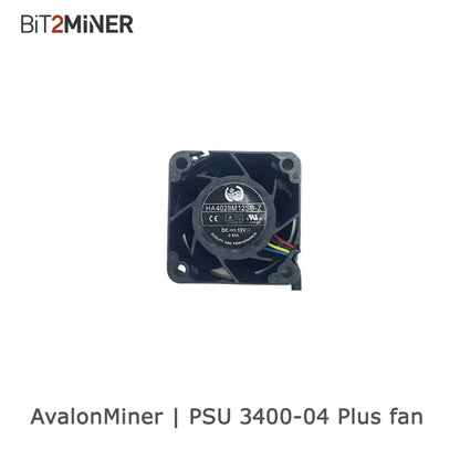AVALONMINER POWER SUPPLY UNIT PSU3400-04 PLUS FAN HA4028M12S-Z