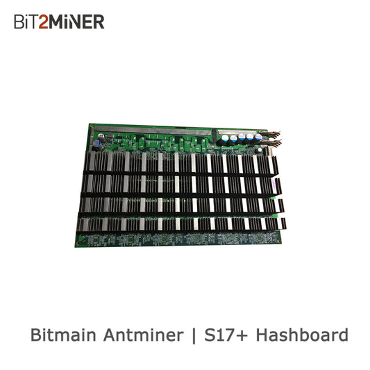 BITMAIN ANTMINER S17+ HASHBOARD BITCOIN BTC BCH WITH HEAT SINK UPGRADED