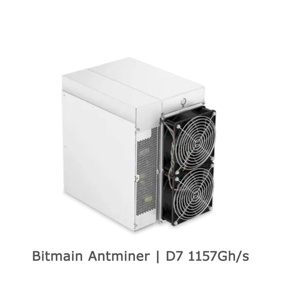 USED BITMAIN ANTMINER D7 1157GH/S DASH MINER MUE CANN DASH DPC ONX WITH PSU - BIT2MINER