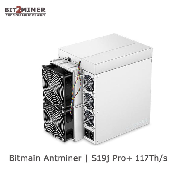 NEW BITMAIN ANTMINER S19J PRO+ 117TH MINER BITCOIN BCH TRC ACOIN CURE XJO