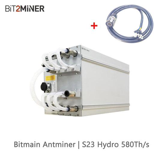 NEW BITMAIN ANTMINER S23 HYDRO 580TH HYDRO COOLING MINER BITCOIN BCH