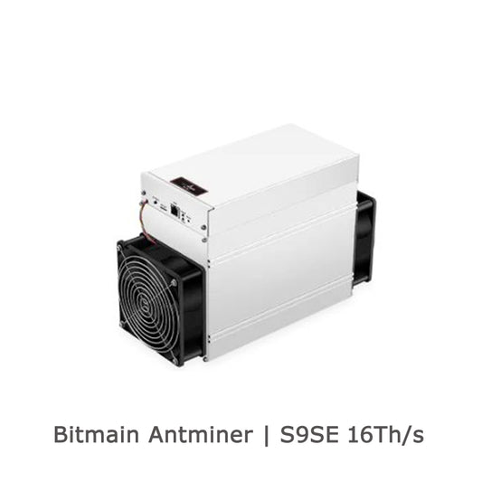 USED BITMAIN ANTMINER S9 SE 16Th BITCOIN BTC BCH TRC DEM WITH PSU - BIT2MINER