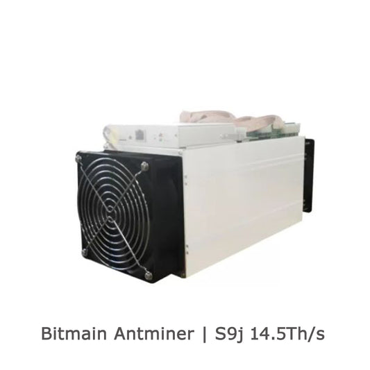USED BITMAIN ANTMINER S9j 14.5Th MINER CRYPTOCURRENCY BTC BCH TRC ACOIN CURE XJO - BIT2MINER