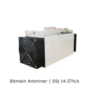 USED BITMAIN ANTMINER S9j 14.5Th MINER CRYPTOCURRENCY BTC BCH TRC ACOIN CURE XJO - BIT2MINER