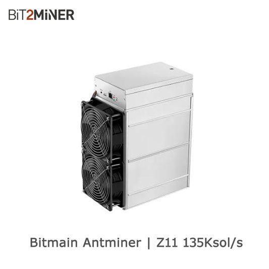USED BITMAIN ANTMINER Z11 135KSOL/S MINGING ZEC ZENCASH HUSH MINER ZCASH MINER