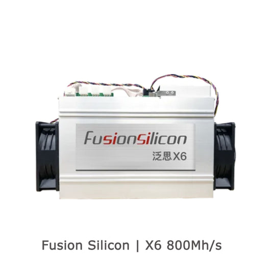 USED FUSION SILICON X6 800MH/s LITECOIN DOGECOIN MINER - BIT2MINER