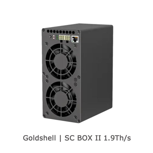 NEW GOLDSHELL SC BOX II 1.9TH/S SC MINER BLAKE2B ALGORITHM - BIT2MINER