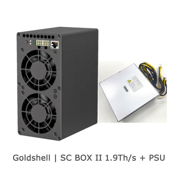 NEW GOLDSHELL SC BOX II 1.9TH/S SC MINER BLAKE2B ALGORITHM - BIT2MINER
