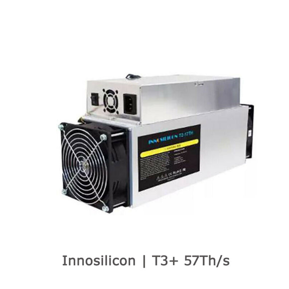 USED INNOSILICON T3+ 57Th/s  CRYTOCURRENCY BTC BCH TRC ACOIN CURE XJO - BIT2MINER