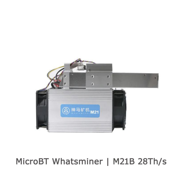 USED MICROBT WHATSMINER M21B 28TH/S MINER BITCOIN BTC SH256 ALGORITHM - BIT2MINER