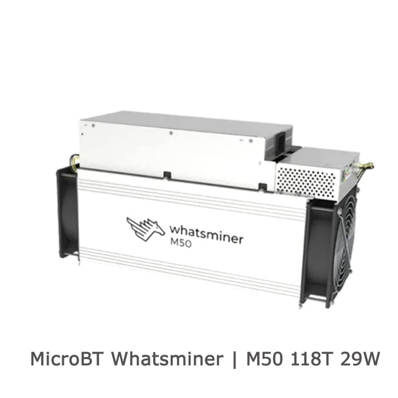 NEW MICROBT WHATSMINER M50 118TH/S MINER BITCOIN BCH TRC ACOIN CURE XJO - BIT2MINER