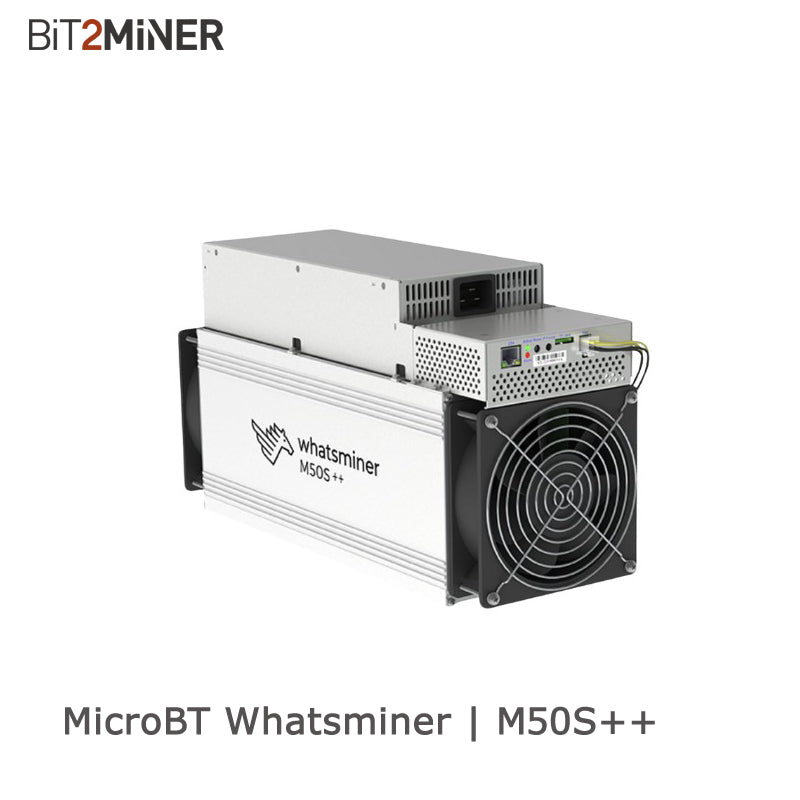 USED MICROBT WHATSMINER M50S++ 156TH 150TH BITCOIN MINER SHA256 MINER