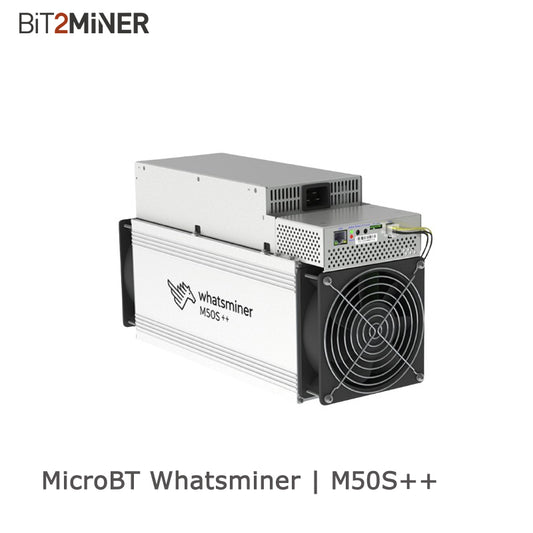 USED MICROBT WHATSMINER M50S++ 156TH 150TH BITCOIN MINER SHA256 MINER