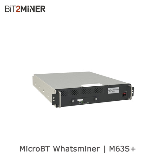 NEW MICROBT WHATSMINER M63S+ 438TH ~416TH HYDRO COOLING MINER BITCOIN BCH