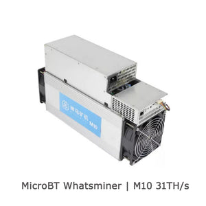 USED MICROBT WHATSMINER M10 31T MINER BITCOIN BCH TRC ACOIN CURE XJO - BIT2MINER