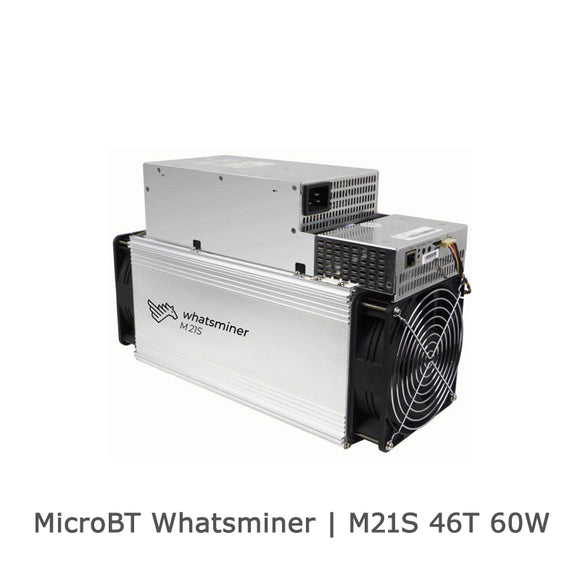 USED MICROBT WHATSMINER M21S 46TH/S 60W MINER BITCOIN BCH TRC ACOIN CURE XJO - BIT2MINER
