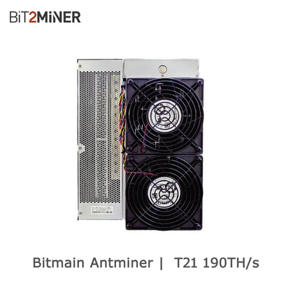 USED BITMAIN ANTMINER T21 190TH MINER BITCOIN BCH TRC ACOIN CURE XJO