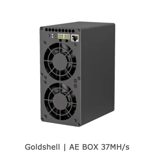 USED GOLDSHELL AE BOX 37MH/S ALEO MINER ZKSNARK ALGORITHM HOME MINER