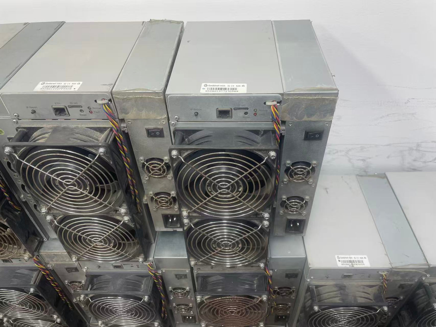 USED GOLDSHELL HS5 2.7TH HNS SC 5.3TH MINER BLAKE2B SHA3 ALGORITHM