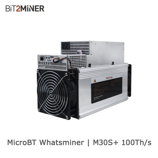 USED MICROBT WHATSMINER M30S+ 102T 100T MINER BITCOIN BCH SHA256