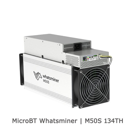 NEW MICROBT WHATSMINER M50S 134T 132TH 130TH 128TH 126TH 26J/TH BITCOIN MINER