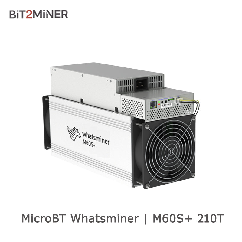 NEW MICROBT WHATSMINER M60S+ 210TH 208TH 206TH 204TH MINER BITCOIN