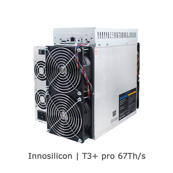 USED INNOSILICON T3+ PRO 67Th/s  CRYTOCURRENCY BTC BCH TRC ACOIN CURE XJO - BIT2MINER