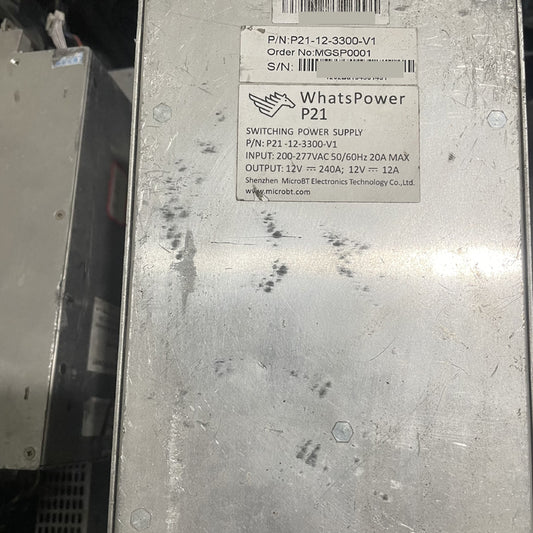 WHATSMINER POWER SUPPLY UNIT PSU P21 3300W 3600W - BIT2MINER