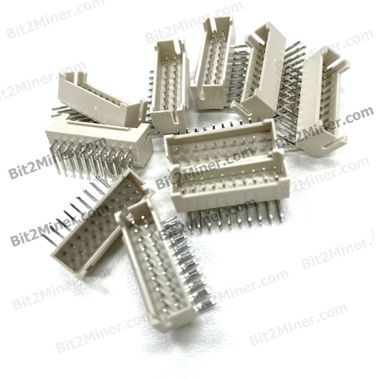 EBANG EBIT SIGNAL SOCKET 2*10 PINS IN DUAL RIGHT ANGLE (10PCS) - BIT2MINER
