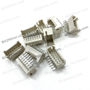 INNOSILICON SIGNAL SOCKET 2*7 PINS IN DUAL RIGHT ANGLE (10PCS)