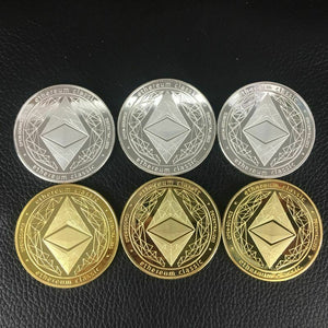 ETHEREUM CLASSIC CRYTOCURRENCY VIRTUAL CURRENCY SOUVENIR GIFT (6 PIECES)