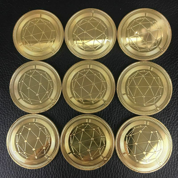 QTUM CRYTOCURRENCY VIRTUAL CURRENCY SOUVENIR GIFT (9 PIECES)