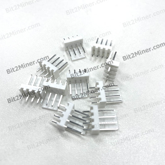 FAN HEADER 4PINS HORIZONTAL (10PCS) - BIT2MINER