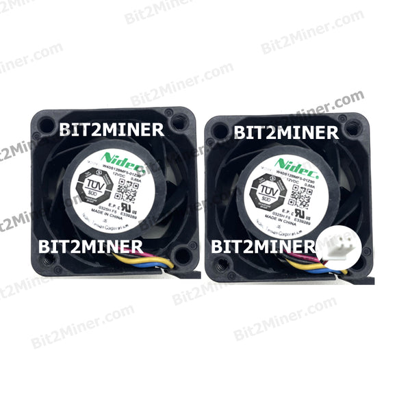 BITMAIN ANTMINER FAN NIDEC W40S12BMF5-01Z90 POWER SUPPLY FAN - BIT2MINER
